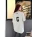 Fear of God Letter F T-Shirt (Light Grey)
