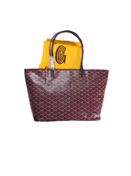 GOYARD ARTOIS PM TOTE BAG BURGUNDY