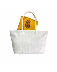GOYARD ARTOIS PM TOTE BAG WHITE