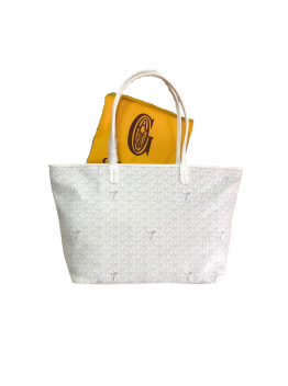 GOYARD ARTOIS PM TOTE BAG WHITE
