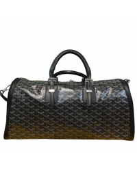 GOYARD BOSTON 50 TRAVEL BAG BLACK