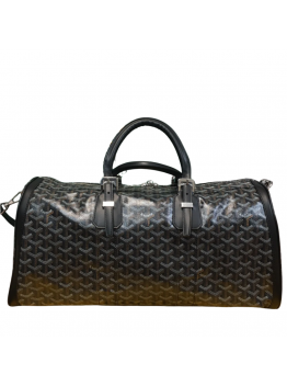 GOYARD BOSTON 50 TRAVEL BAG BLACK
