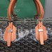 GOYARD BOSTON 50 TRAVEL BAG BLACK & TAN