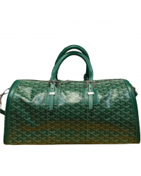 GOYARD BOSTON 50 TRAVEL BAG GREEN