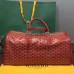 GOYARD BOSTON 50 TRAVEL BAG RED