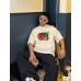 Gucci Splatter Logo T-Shirt (Beige)