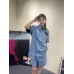 Gucci Allover Logo Denim Shirt