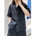 Gucci GG Monogram Black Short Sleeve Shirt