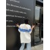 Gucci GG Blue Stripe White T-Shirt