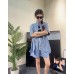 Gucci Allover Logo Denim Shirt