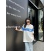 Gucci GG Blue Stripe White T-Shirt