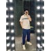 Gucci Striped Logo Polo Shirt (White)