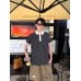Gucci Black and Beige Patterned Polo Shirt