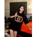 Gucci Multicolor Interlocking G Logo Black T-Shirt