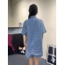 Gucci Allover Logo Denim Shirt