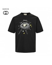 Gucci Mystical Eye Graphic Black T-Shirt