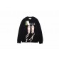 Gucci Black Sweatshirt with Ballet Slippers Print