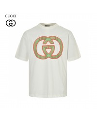 Gucci Multicolor Interlocking G Logo T-Shirt