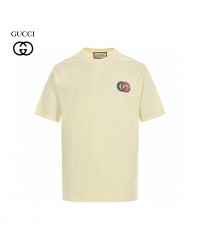 Gucci Interlocking GG Cream T-Shirt