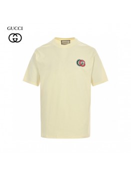 Gucci Interlocking GG Cream T-Shirt