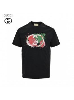 Gucci Splatter Logo T-Shirt (Black)