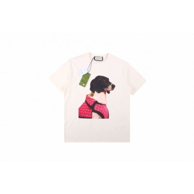 Gucci Dog Print T-Shirt