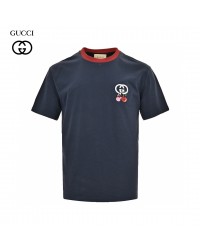 Gucci Cherry Logo Navy T-Shirt