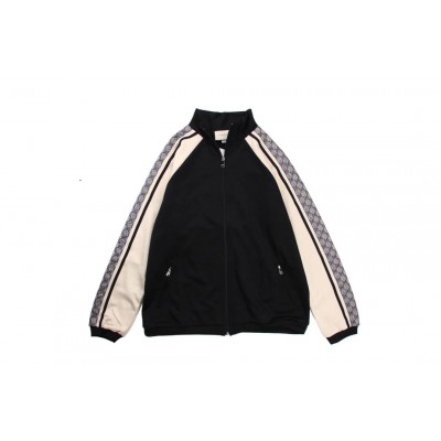 Gucci GG Supreme Stripe Track Jacket - Black