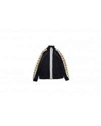 Gucci GG Logo Stripe Track Jacket - Black