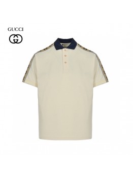 Gucci Polo Shirt with Logo Tape