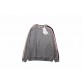 Gucci Grey Sweatshirt with Stripe Detail