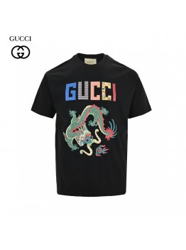 Gucci Dragon Graphic T-Shirt (Black)