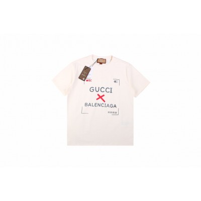 Gucci x Balenciaga Collaboration T-Shirt - White