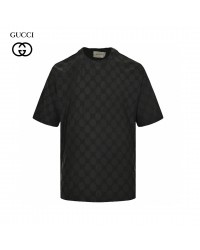 Gucci GG Patterned T-Shirt (Black)