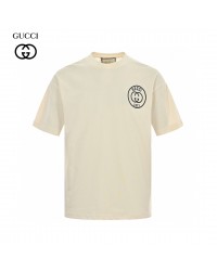 Gucci 1921 Logo Graphic T-Shirt (Beige)