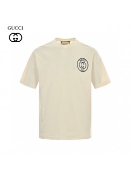 Gucci 1921 Logo Graphic T-Shirt (Beige)