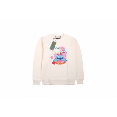 Gucci Stitch Donut Sweatshirt - Cream