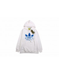 Gucci x Adidas White Hoodie
