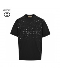 Gucci Embellished Black T-Shirt