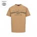 Gucci Tan T-Shirt with Firenze 1921 Logo