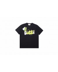 Gucci Lightning Bolt Logo T-Shirt in Black