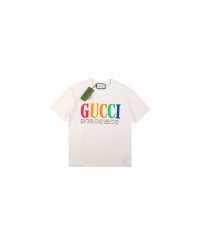 Gucci Cities Block Letter T-Shirt - White