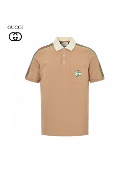 Gucci Stripe Sleeve Polo Shirt