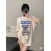 Gucci Cream T-Shirt with Bear Graphic