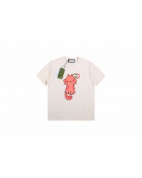 Gucci Cat Graphic T-Shirt (Cream)