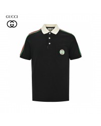 Gucci Stripe Sleeve Polo Shirt