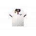 Gucci Polo Shirt with Web Collar (White)
