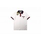 Gucci Polo Shirt with Web Collar (White)