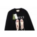 Gucci Black Sweatshirt with Ballet Slippers Print