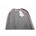 Gucci Grey Sweatshirt with Stripe Detail